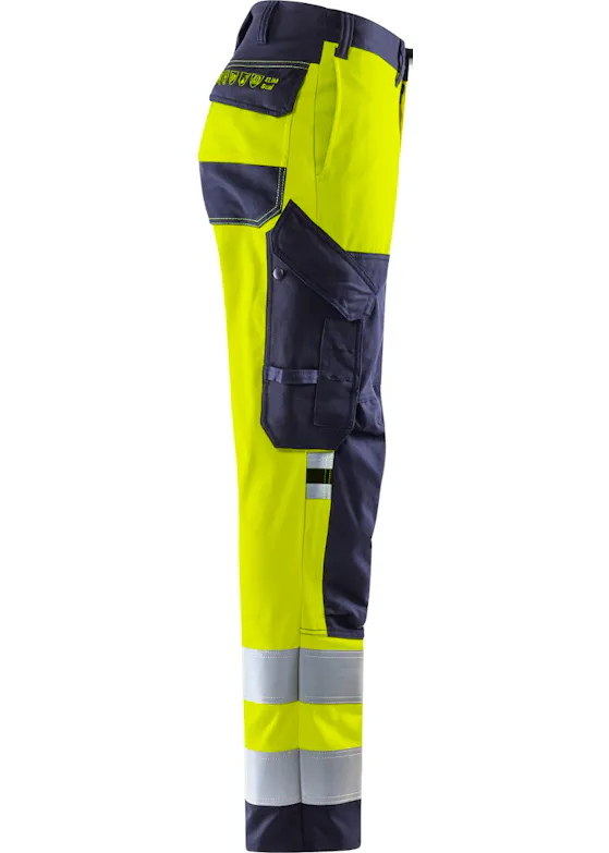 Fristads Flamestat 301779 High-Vis-Stretchhose, Klasse 2, 2169 ATHF, Damen
