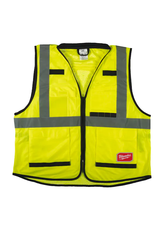 Milwaukee 4932471895 Premium-Hi-Vis-Sicherheitsweste, Klasse 2 (1 Stück)