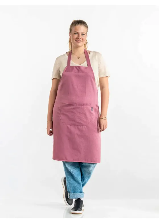 Chaud Devant Bib Apron, Berry 588