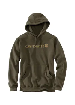 Carhartt Signature Logo 100074 Sweatshirt Hooded Comfort Fit Verwarmd miniatuur