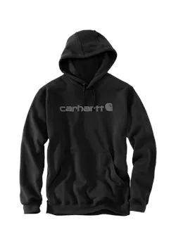 Carhartt Signature Logo 100074 Sweatshirt Hooded Comfort Fit Verwarmd miniatuur
