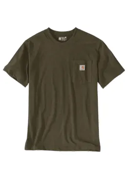 Carhartt 103296 T-Shirt Heavyweight S/S K87 Pocket Relaxed Fit miniatuur