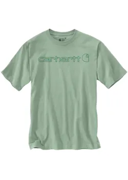 Carhartt 103361 T-Shirt Logo Graphic Heavyweight Short-Sleeve Relaxed Fit miniatuur