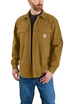 Carhartt Canvas Fleece-Lined Shirt Jac miniatuur