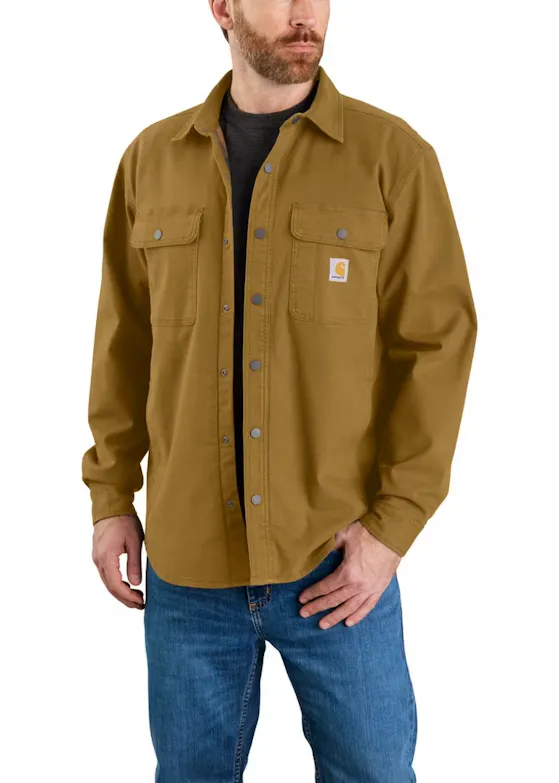 Carhartt Canvas Fleece-Lined Shirt Jac