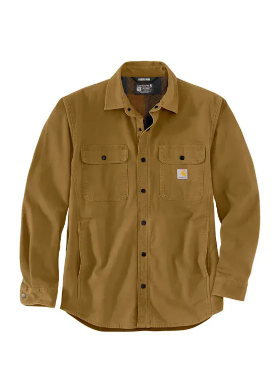 Carhartt Canvas Fleece-Lined Shirt Jac