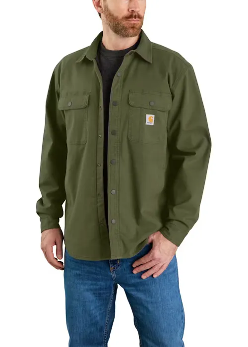 Carhartt Canvas Fleece-Lined Shirt Jac