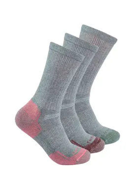 Carhartt Cotton Blend Crew Sock 3 Pair