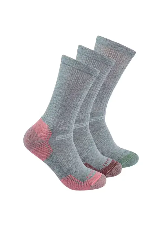 Carhartt Cotton-Blend Crew Socks, 3 Pairs