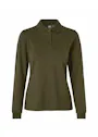 ID Identity Long Sleeved Polo Shirt 0545 Stretch Dames miniatuur