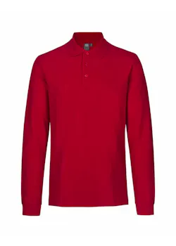 ID Identity Long Sleeved Polo Shirt 0544 Stretch miniatuur