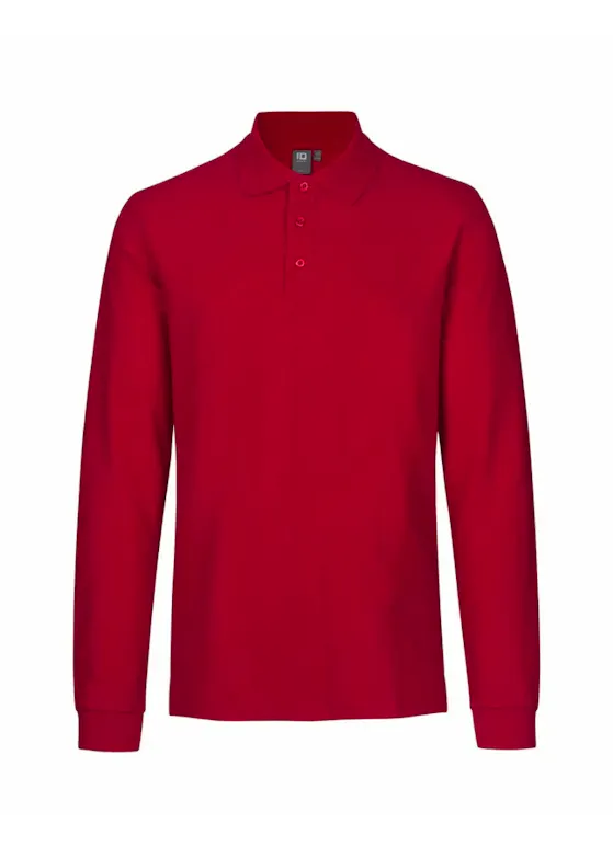 ID Identity Long-Sleeved Poloshirt Shirt 0544 Stretch