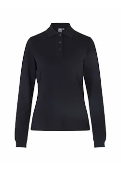 ID Identity Long Sleeved Polo Shirt 0545 Stretch Dames