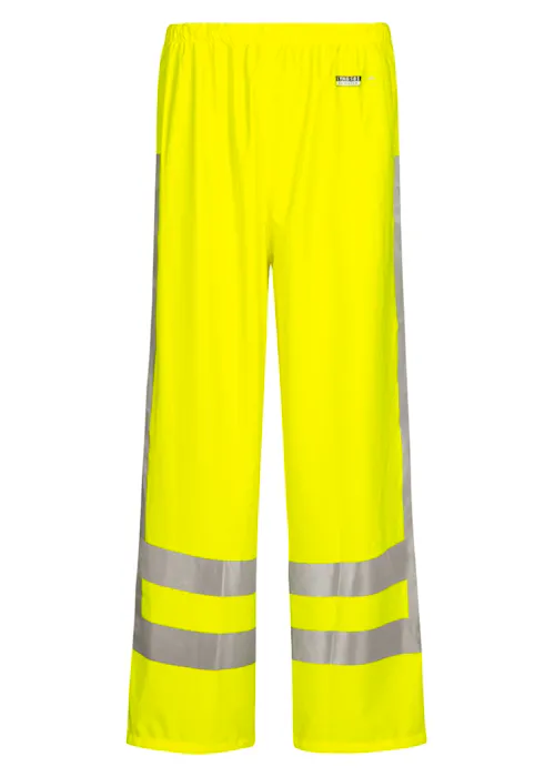 Pantalons de pluie haute visibilité Lyngsoe en qualité PU avec bandes RWS LR71-RWS