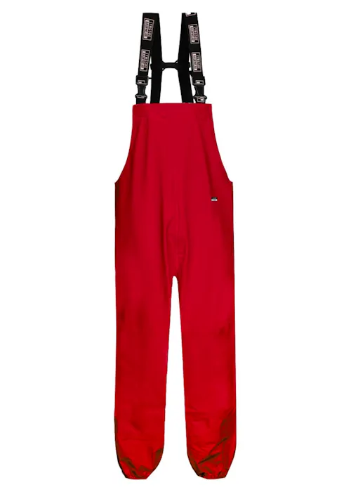 Lyngsoe Cleaning Bib'n'Brace Trousers en PU qualité renforcée LR1655-1 étanche