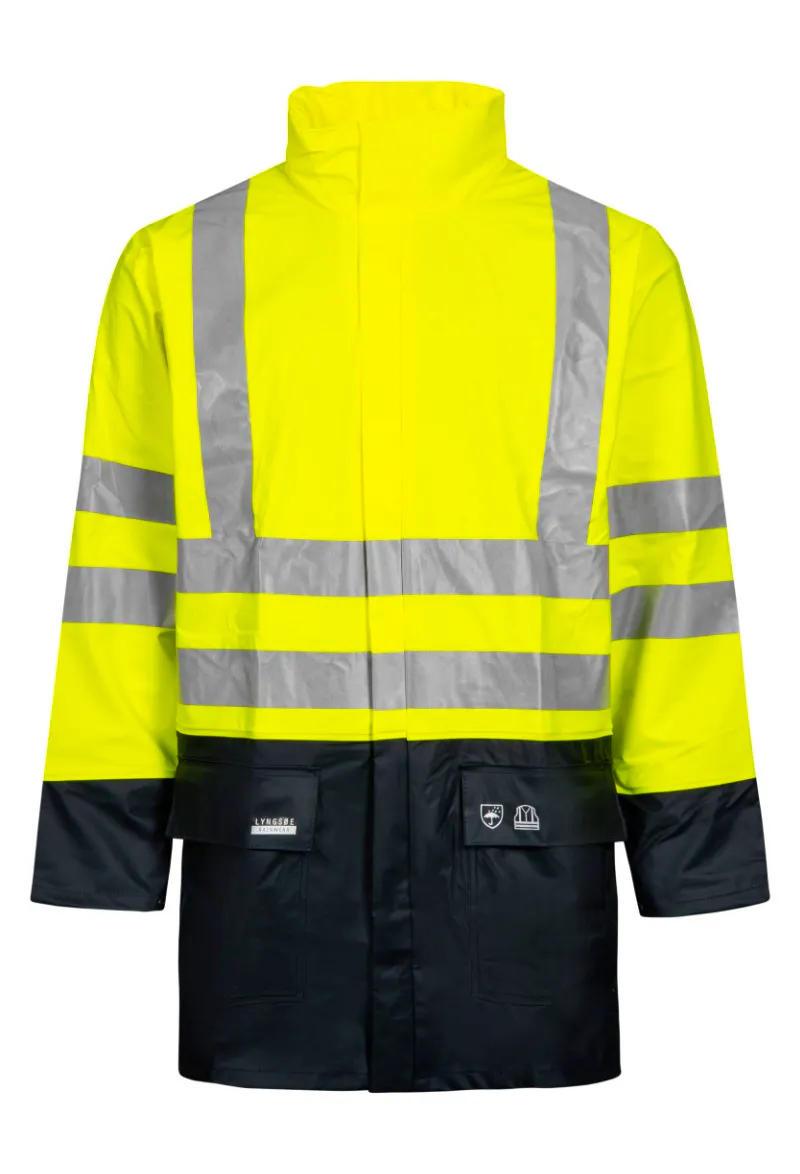 High Vis Geel/Marineblauw