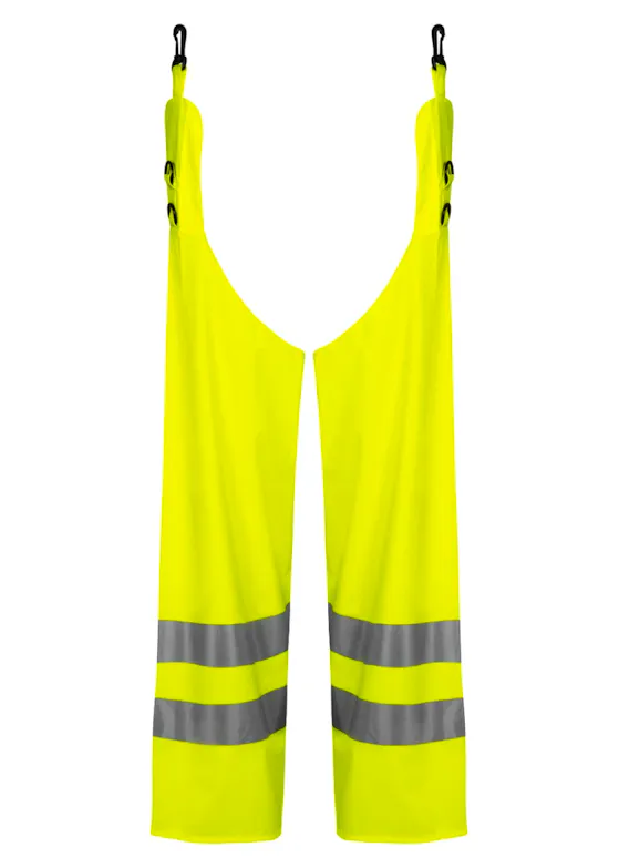 Lyngsoe Hi-Vis Leggings with Hook and Buckle in PU Quality LR8012