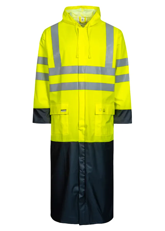 Lyngsoe LR8085 Regenjack Hi-Vis 135 cm Waterdicht Winddicht