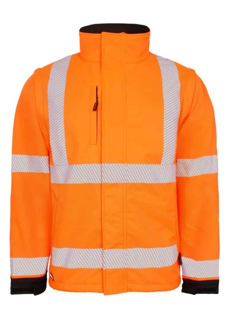 Hohe Sichtbarkeit Orange/Schwarz