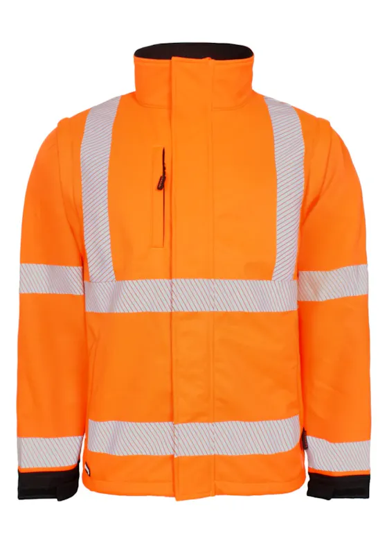 Lyngsoe Breathable Hi-Vis Softshell Jacket FOX471 Reflective
