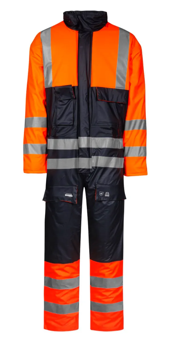 High Vis Oranje/Marineblauw