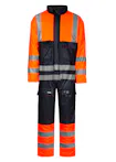 High Vis Oranje/Marineblauw