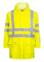 Lyngsoe Hi-Vis Rain Jacket in PU Quality LR55 miniatuur