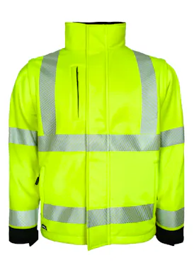 Lyngsoe Breathable Hi-Vis Softshell Jacket FOX471 Reflecterend