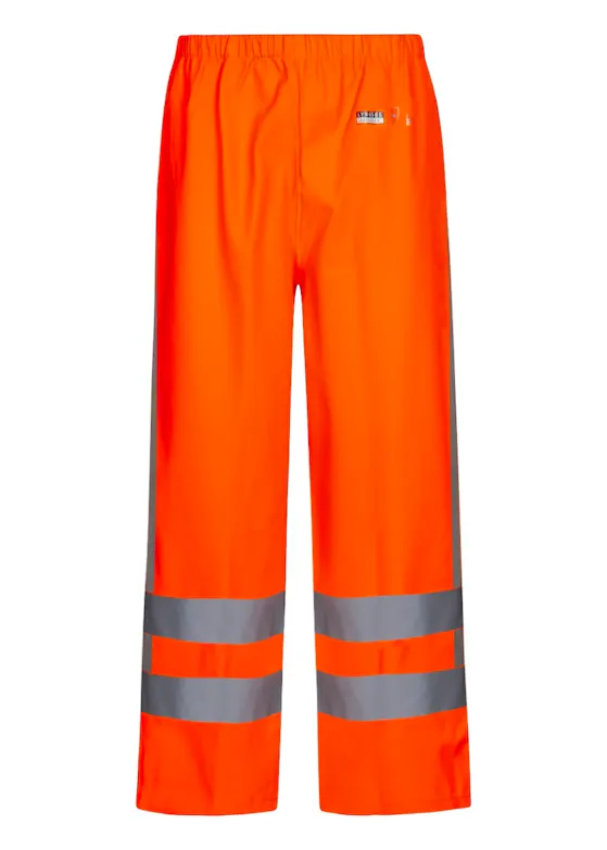 Lyngsoe Hi-Vis Rain Trousers in PU Quality with RWS-Reflexes LR71-RWS