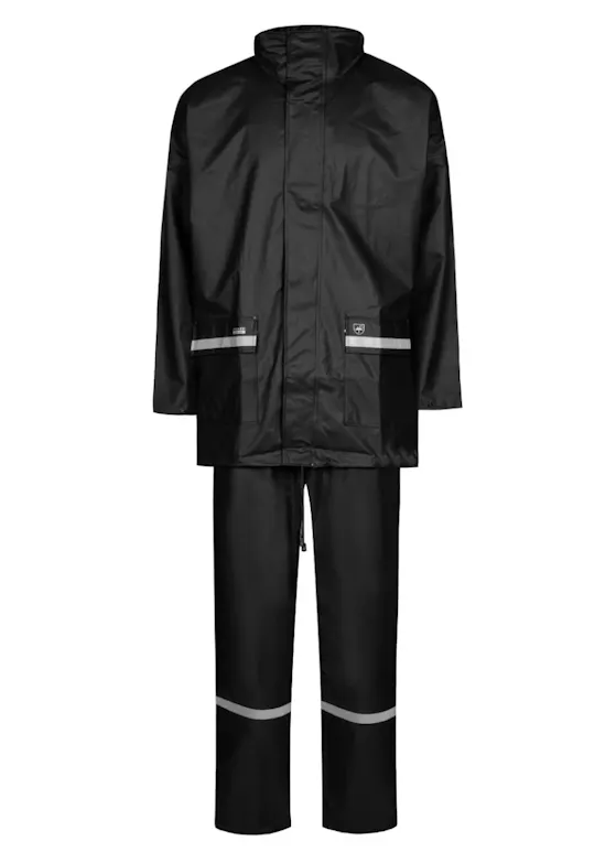 Lyngsoe Rainset with Jacket and Trousers in PU Quality LR1389 Waterdicht