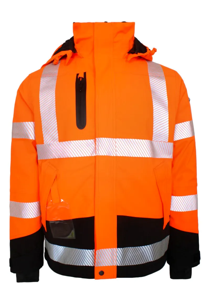Hohe Sichtbarkeit Orange/Schwarz