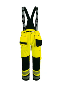 Lyngsoe 4WS-5083 Shellhose 4-Wege-Stretch Hi-Vis wasserdicht winddicht