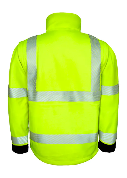 Lyngsoe Veste softshell haute visibilité respirante FOX471 réfléchissante