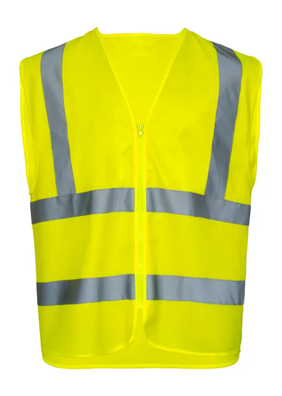 Lyngsoe Hi-Vis Safety Vest W. Zipper LR1057 Reflecterend
