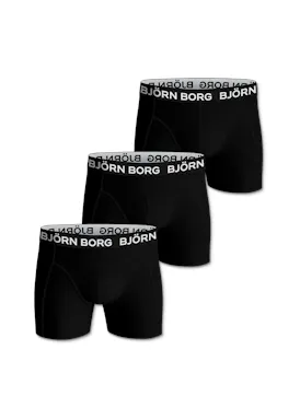 Björn Borg Solid Boxer Shorts 3-Pack