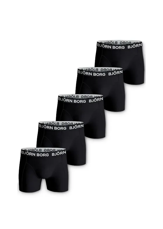 Björn Borg Boxershorts Solids 5-Pack
