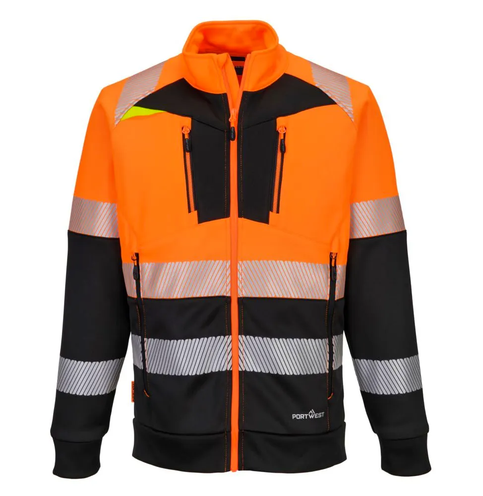 Hohe Sichtbarkeit Orange/Schwarz