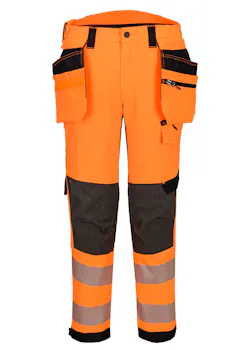 Portwest EV4 Broek met Afneembare Holsterzak Klasse 2 EV448 Stretch Hi-Vis