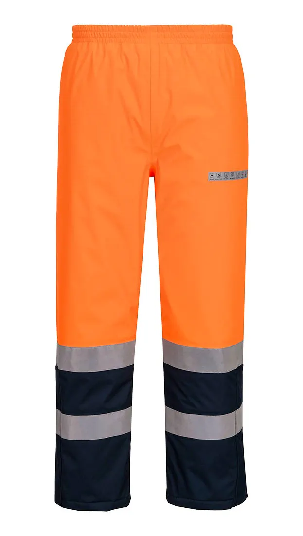 High Vis Orange/Marineblau