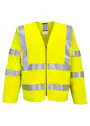 Portwest Bizflame FR Vest met Lange Mouwen en Rits FR616 Hi-Vis Vorschaubild