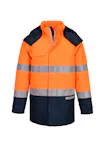 High Vis Oranje/Marineblauw