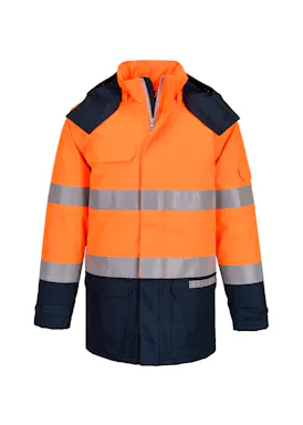 Portwest Bizflame Rain+ Multi-Norm Contrast FR Winterjack FR617 Hi-Vis