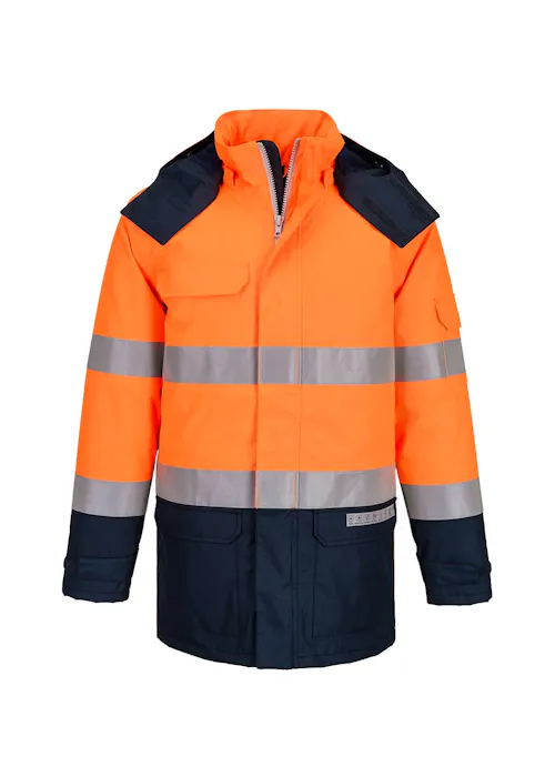 Portwest Bizflame Rain+ Multi-Norm Contrast FR Winterjack FR617 Hi-Vis