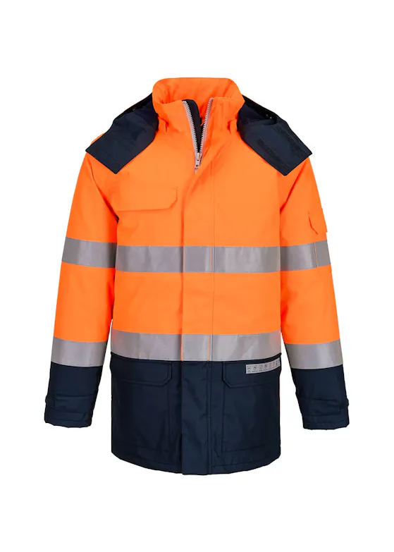 Portwest Bizflame Rain+ Multi-Norm Contrast FR Winterjack FR617 Hi-Vis