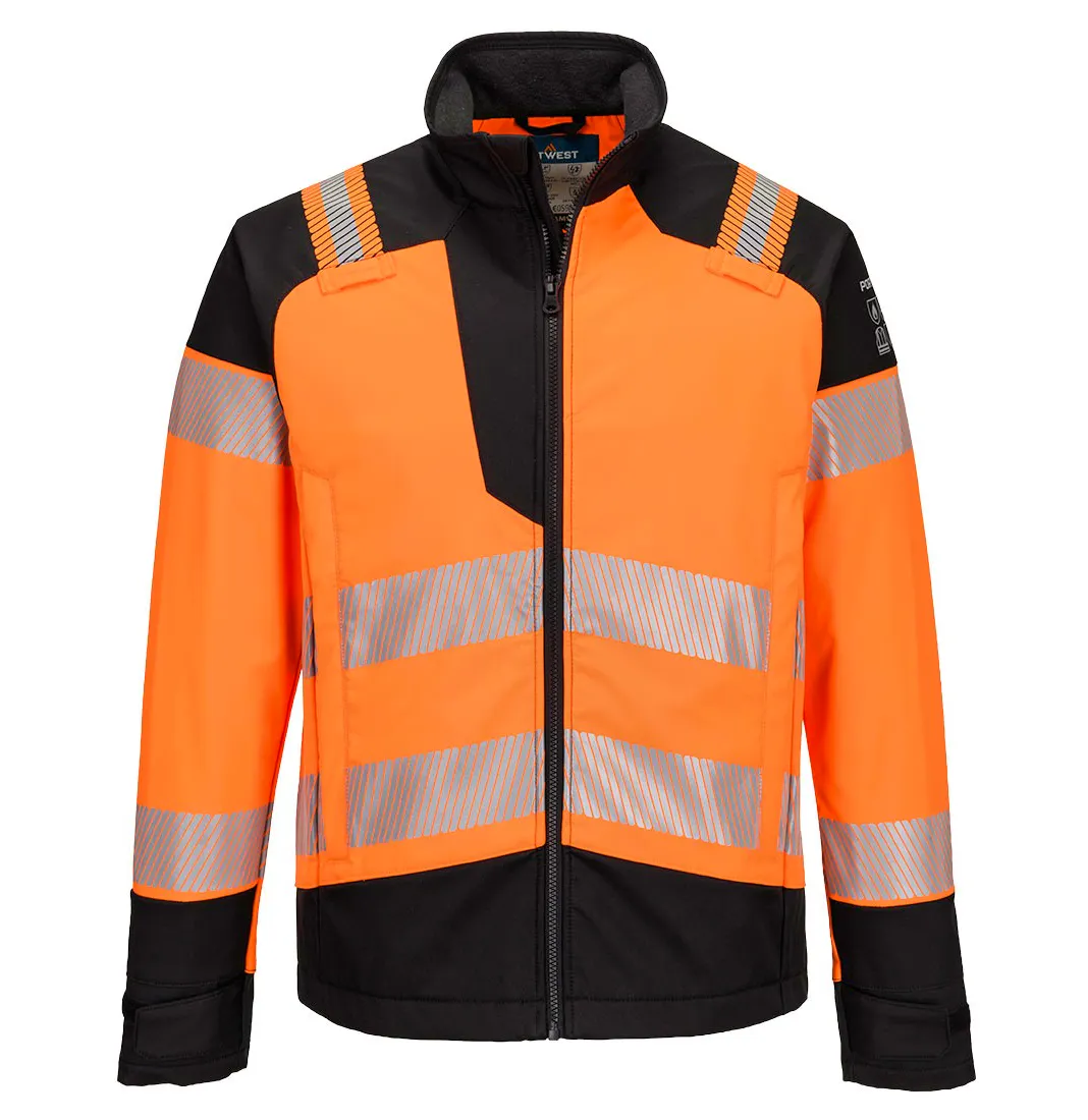 Hohe Sichtbarkeit Orange/Schwarz