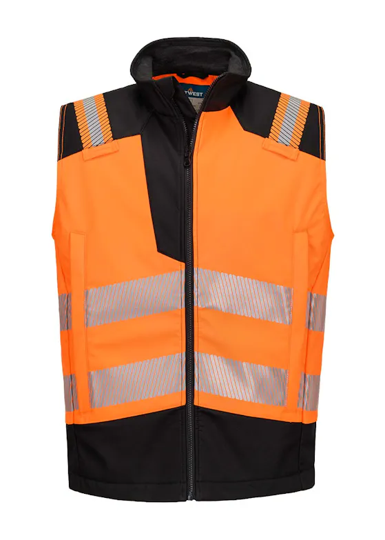 Portwest PW3 Modaflame Softshell Multi-Norm FR Gilet FR719 Hi-Vis