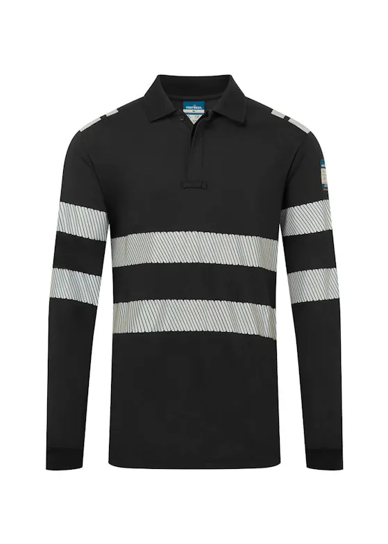 Portwest PW3 Modaflame Poloshirt met Lange Mouw FR733 Vlamvertragend