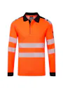 Portwest PW3 Modaflame Knit HVO Poloshirt met Lange Mouw FR734 Vlamvertragend miniatuur