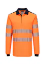 Portwest PW3 Modaflame Knit HVO Poloshirt met Lange Mouw FR734 Vlamvertragend miniatuur