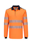 High Vis Oranje/Marineblauw